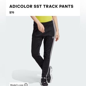 adidas Black Track Pants NWT.